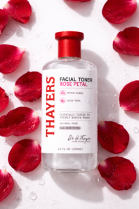 Thayers Rose Petal Facial Toner with rose petals