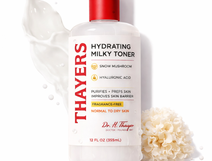 Thayers Hydrating Milky Toner with snow mushroom and hyaluronic acid